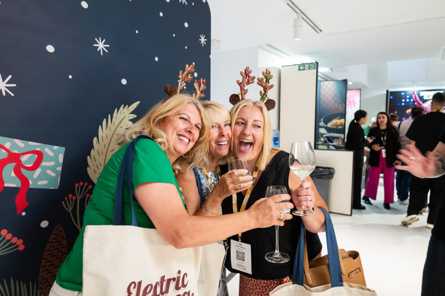 Networking at the London Christmas Party Show