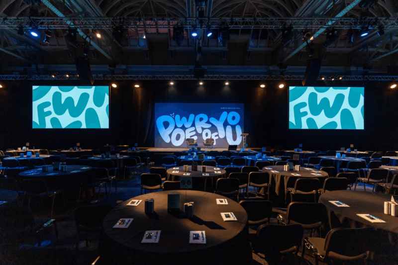 Story Events Conference Stage Set Up Old Billingsgate